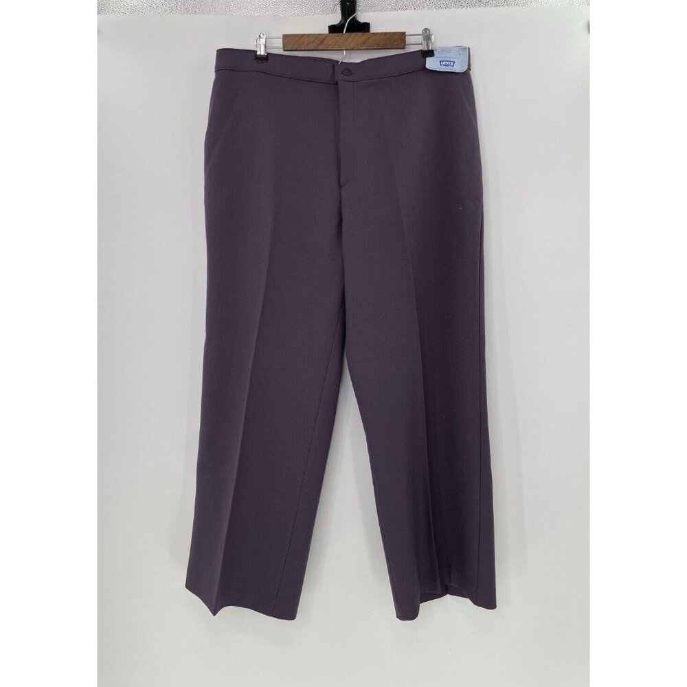 Vintage Levi’s Womenswear High Rise Purple Dress Pants Deadstock‎ 38S See Photos